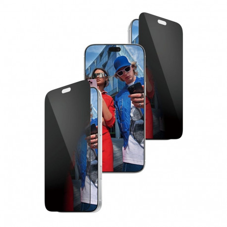 Kaitseklaas privaatsusfiltriga Apple iPhone 18 Pro Max, Ultra-Wide Fit, EasyAligner paigaldusraamiga
