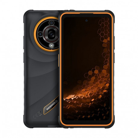 HAMMER IRON 6 5G 6/128 GB orange 16.7 cm (6.56") Dual SIM Android 15 USB Type-C 6 GB 6050 mAh Black,