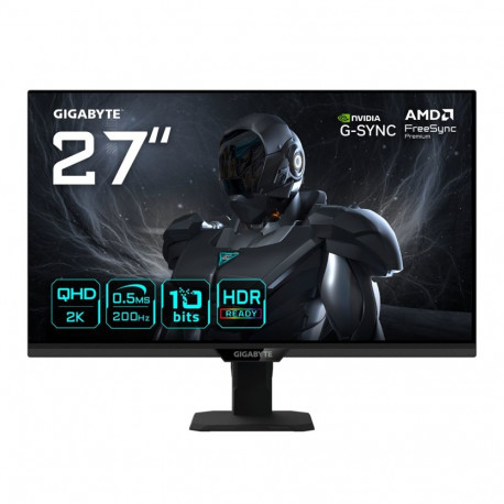 GIGABYTE mängumonitor G27Q20T 27” QHD, 2560 x 1440, 200Hz, 0.5ms, 350cd/m², G-Synciga ühilduv, FreeS