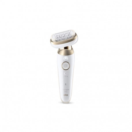 Braun epilaator Silk-épil 9 Silk·épil 9 Flex 40 pintsetti, kuldne, valge