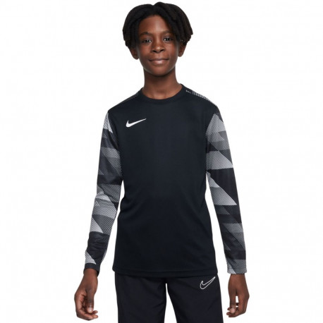 Bluza bramkarska dla dzieci Nike Dry Park IV JSY LS GK JUNIOR czarna CJ6072 010