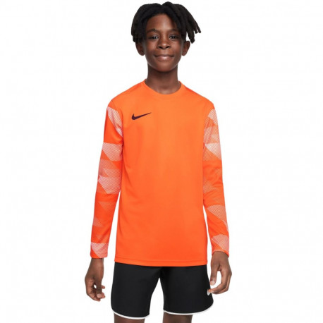 Bluza bramkarska dla dzieci Nike Dry Park IV JSY LS GK JUNIOR pomarańczowa CJ6072 819 S