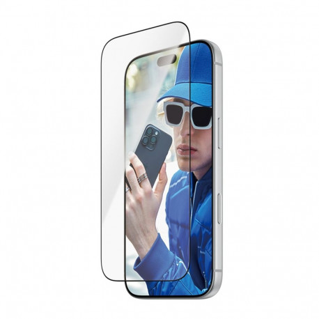 Kaitseklaas Apple iPhone 18 Pro / iPhone 17 Pro, musta äärega, Ultra-Wide Fit, EasyAligner paigaldus