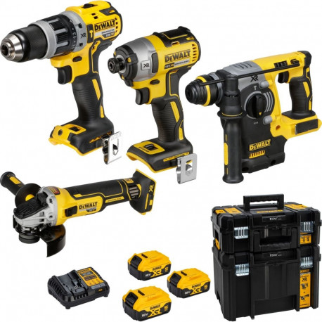 DeWalt tööriistakomplekt DCK422P3T-QW, 3 × 5Ah akuga