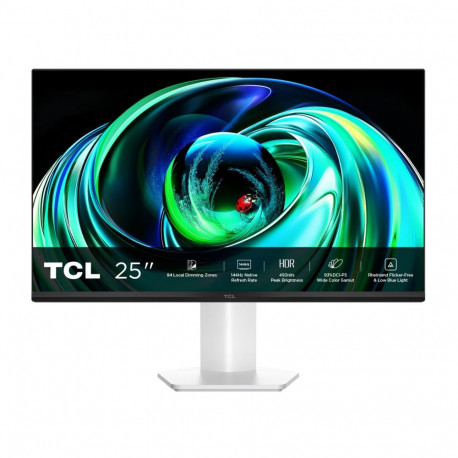 TCL arvutimonitor 25G54 63.5cm (25") 1920 x 1080 pikslit Full HD QLED, valge