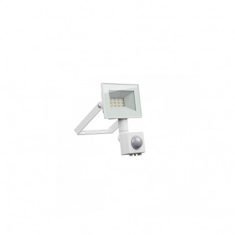 FLOODLIGH SENSOR 10W 230V NW IP44 valge