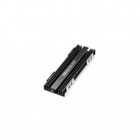 GRAUGEAR G-PS5HS02 computer cooling system Solid-state drive Heatsink/Radiator Black, Silver