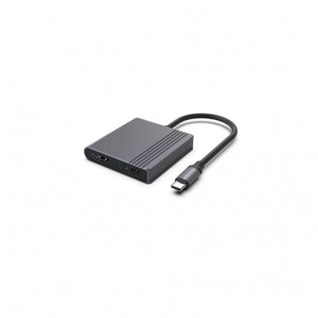 Gembird A-CM-HDMIFDPF-01 USB-C to HDMI + DP Adapter 4K 60Hz / black