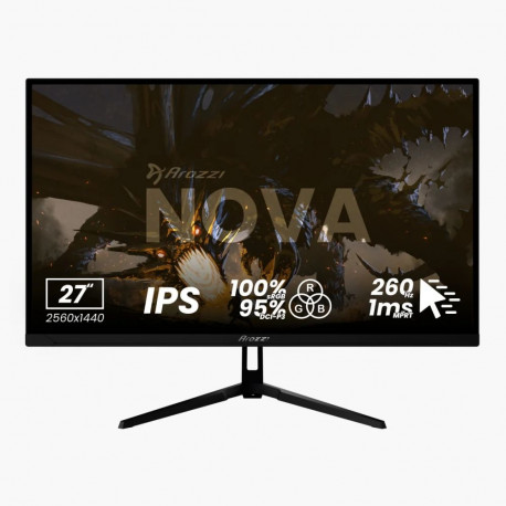 Arozzi | Nova | 27 " | IPS | QHD | 16:9 | 260 Hz | 1 ms | 2560 x 1440 pixels | 350 cd/m² | HDMI port
