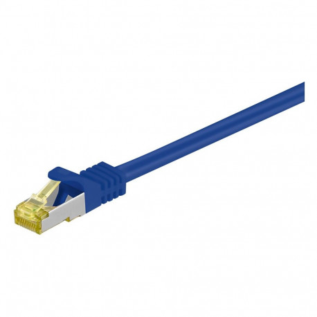 "Goobay RJ-45 Patchkabel Cat 6.a S/FTP (PIMF), mit Cat.7 Rohkabel (blau, 2 Meter, 500 MHz)"