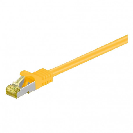 "Goobay RJ-45 Patchkabel Cat 6.a S/FTP (PIMF), mit Cat.7 Rohkabel (gelb, 2 Meter, 500 MHz)"