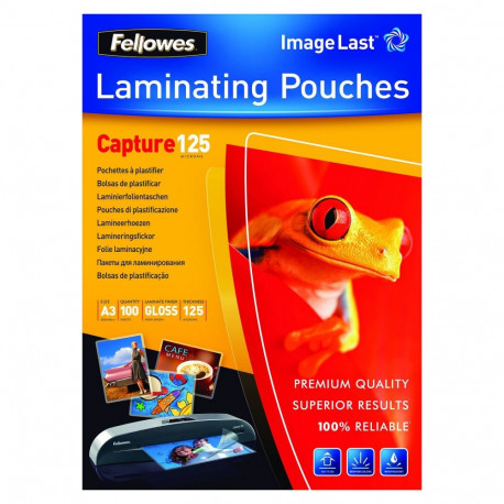 "Fellowes Laminierfolie ImageLast glänzend A3 125 Mikron 100 Stück"