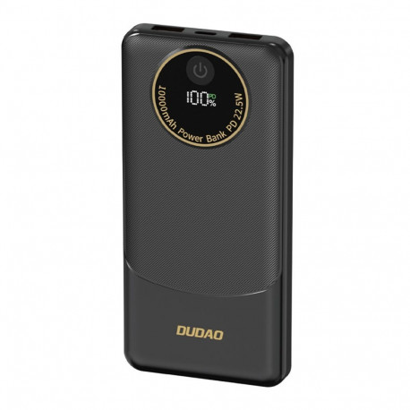 Dudao Dudao K12 Power Bank 10000mAh PD 22.5W USB-A USB-C Black