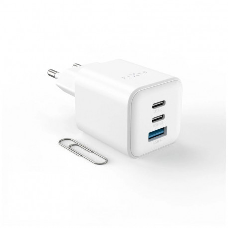 fixed Mini 2x USB-C and USB GaN Charger 65W