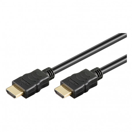 "Goobay 0,5m HDMI Kabel mit Ethernet, 4K (2160p), vergoldete Kontakte"