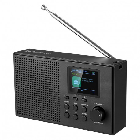"SANDBERG Speaker Radio DAB+BT Recharge"