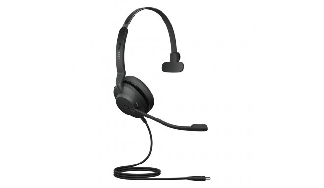 Jabra monopeakomplekt Evolve2 30 USBC MS PC-le, tahvelarvutile ja mobiiltelefonile