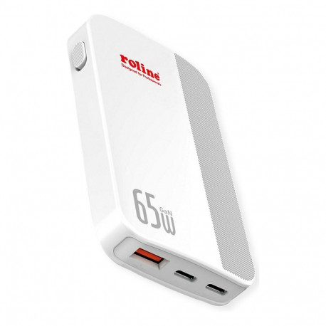 USB-laadija, õhuke, kokkupandava europistikuga 65W