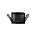 19" seinale paigaldatav SOHO kapp 12U 540*550, lamepakendis, must