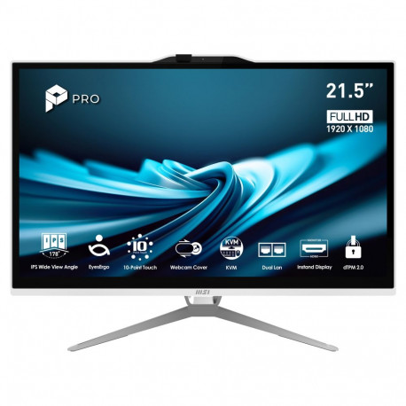 "MSI Pro AP222T 14MA-606XEU i3-14100/8GB/512GBSSD/DOS AZERTY French Layout"