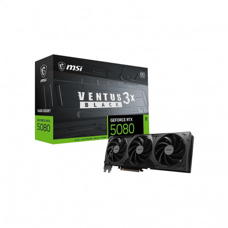 MSI videokaart RTX 5080 16GB VENTUS 3X OC GDDR7, must