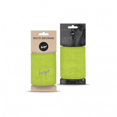 Beeyo Sport Frotte WristBand for Tenis / Running / Bike Green