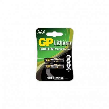 BATTERIES LITHIUM AAA 1.5V 2PCE