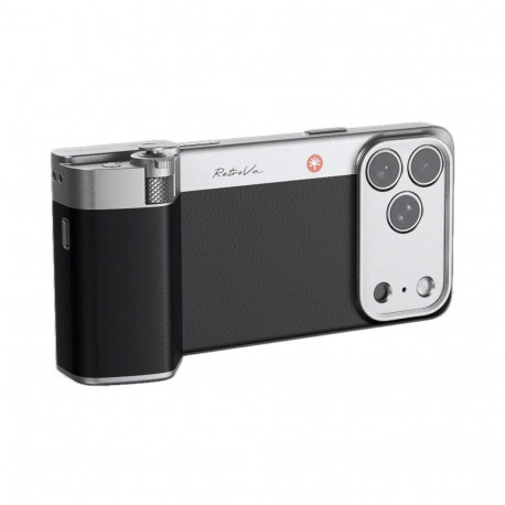Phone Camera Grip - PGYTECH Retrova Grip Kit iPhone 17 Pro Max Graphite Black