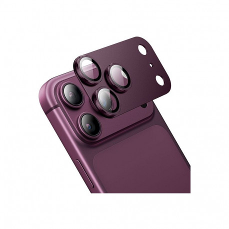 Kaamerakaitse Hoco iPhone 18 Pro Metal Armor, cherry red