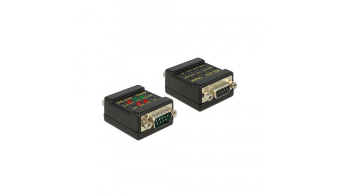 DeLOCK 2xDB9 DB9 Black