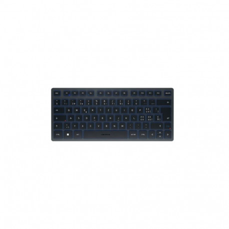 CHERRY KW 7100 MINI BT keyboard Universal Bluetooth QWERTZ Swiss Blue