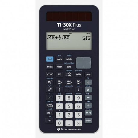 Texas koolikalkulaator TI-30 Plus MathPrint, päikese- ja patareitoitega