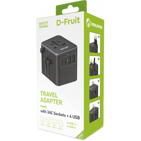 D-Fruit reisiadapter DF177