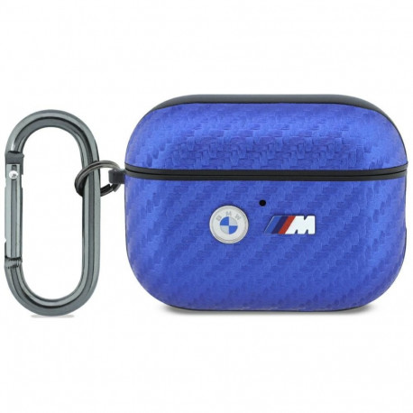 BMW BMW M Carbon Metal Logo Case for AirPods Pro 3 - Light Blue