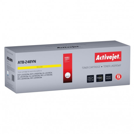 Activejet ATB-248YN Toner for Brother printers; Replacement Brother TN248Y; Supreme; 1000 pages; yel