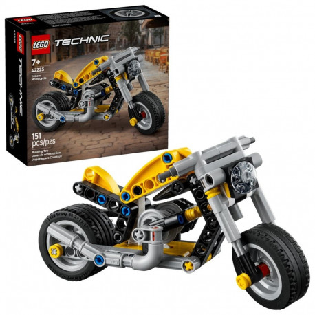 LEGO TECHNIC mootorratas 42225, kollane
