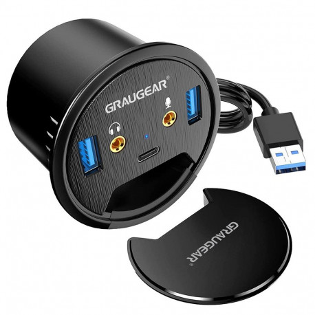 GRAUGEAR USB-jaotur G-THUB-AU-60 USB 3.2 Gen 1 (3.1 Gen 1) Type-A, must