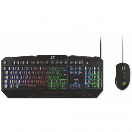 MediaRange mänguklaviatuur MRGS102 koos hiirega USB QWERTZ saksa, must