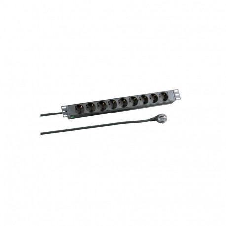 EFB Elektronik EK622DE.1 power extension 2 m 9 AC outlet(s) Indoor Black