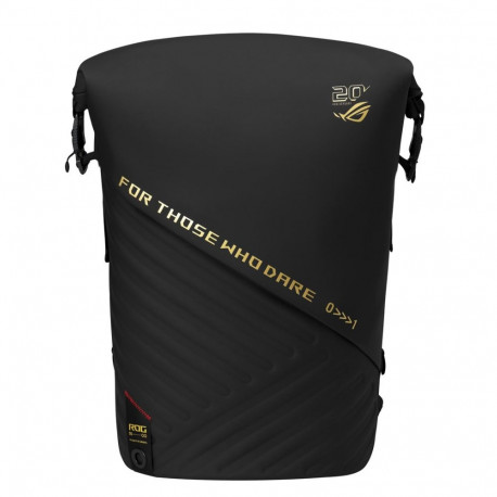 ASUS seljakott ROG SLASH Edition 20, rull-sulgemisega, polüester, PU-nahk, must