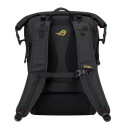ASUS ROG SLASH Edition 20 backpack Roll top backpack Black Polyester, PU leather