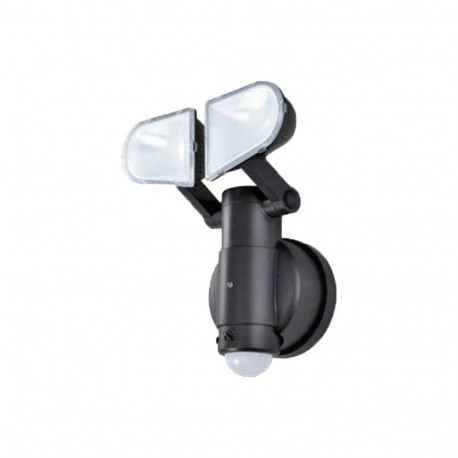 Schwaiger LED 2-fach Sensorleuchte 400 Lumen Schwarz