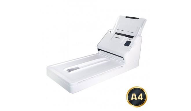 Avision AD340GFN Flatbed & ADF scanner 1200 x 1200 DPI A4 White