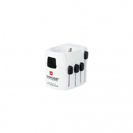 Skross PRO power plug adapter Universal White