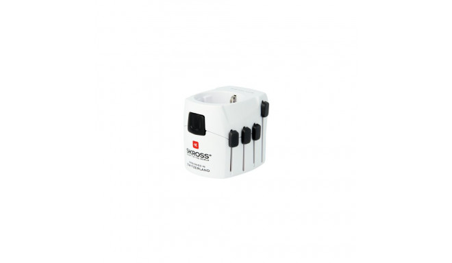 Skross PRO power plug adapter Universal White
