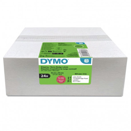 DYMO LW-RĂĽcksendeetiketten Vorteilspack 54x101mm 24Rl 500Stk