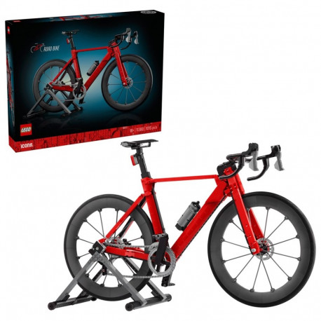 Constructor - LEGO ICONS 11380 Road Bike Model Kit 1015 Pieces 360 mm Height Black/Red