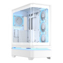 Computer Case - ASUS PRIME AP304 TG ARGB White