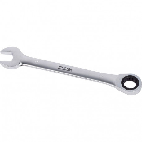 Open ratchet spanner 17mm Kreator