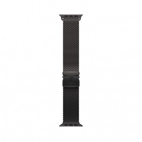 49mm Black Titanium Milanese Loop - Medium